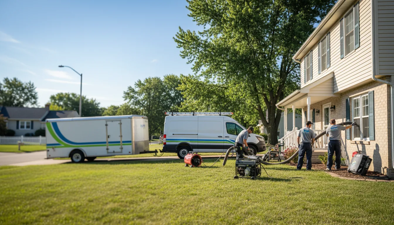 Flooded Basement Restoration And Cleanup With Repair in Milroy, MN near me